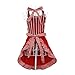 Rbenxia Women's Apron with Pockets Adjustable Bib Apron with Pockets Extra Long Ties Women Kitchen Apron for Cooking, Crafting, Gardening, Kitchen Women's Cake Apron With Pocket Red