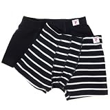 POLARN O. PYRET 2-Pack Classic Stripe & Solid Eco Boxers