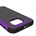 Galaxy S7 Case, Bastex Heavy Duty Slim Fit Hybrid Armor Premium Dual Shock Rubber Silicone Cover with Hard Protective Case for Samsung Galaxy S7 (Purple)