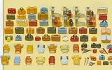 LUGGAGE SET (90) - PREISER HO SCALE MODEL TRAIN ACCESSORIES 17005