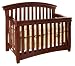 Westwood Design Stratton Convertible Crib with Guard Rail, Virginia Cherry