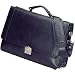 Winn Leather Chadwick Triple Gusset Flapover Briefcase