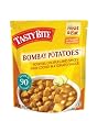 Tasty Bite Bombay Potatoes Entree, Heat & Eat, 10-Ounce Boxes (Pack of 12)