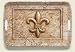 Kitchen & Housewares : Serving Tray ~ Fleur De Lis ~ 18 inches x 12 inches ~ melamine plastic ~ code 106