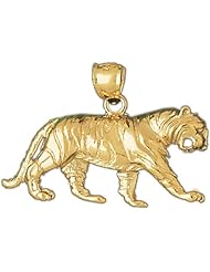 CleverEves 14K Gold Pendant Tiger 6.7 - Gram(s)