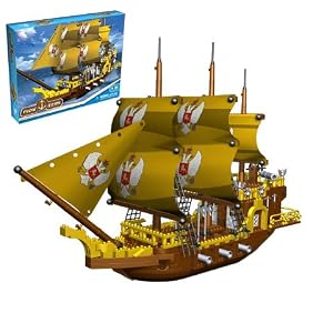 Build it Yourself - Giant Pirate Ship - Building Blocks