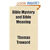 Bible Mystery and Bible Meaning