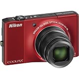 Cheap Nikon Coolpix S8000 14.2 MP Digital Camera with 10x Optical Vibration Reduction (VR) Zoom and 3.0-Inch LCD (Red)