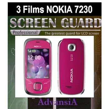3 FilmS Protection Ecran NOKIA 7230 [Appareils électroniques]