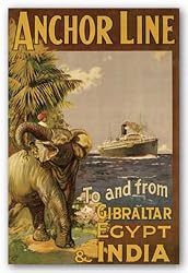 Gibraltar and India II by EagleCrown 24"x36" Art Print Poster