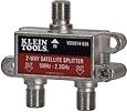 Klein Tools VDV814-636 Coax Splitter - Satellite, 2-Way, 5MHz - 2.3GHz