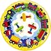 Trains, Planes & Trucks Round Rug - 39" Round