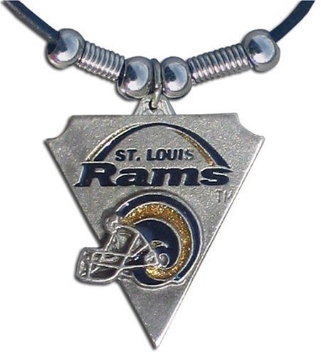 NFL St. Louis Rams Leather Cord Necklace