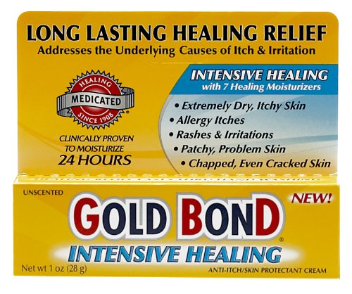Gold Bond Intensive Healing Cream, 1-Ounce Tubes (Pack of 6)