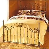 Antique Iron Bed: Wesley Allen Valencia Complete Bed