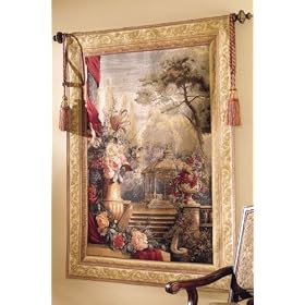 Medium Garden Steps Gazebo Tapestry, MEDIUM, MULTI by Home Decorators Collection