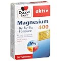 Doppelherz Magnesium 400+B1+B6+B12+Fols�ure Tabletten, 2er Pack (2 x 38,1 g)