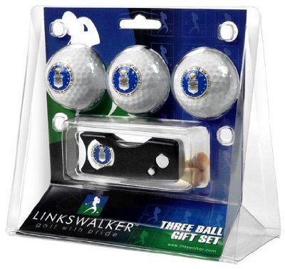 Air Force Falcons 3 Golf Ball Gift Pack W/ Spring Action Tool - Ncaa College Athletics