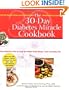 The 30-Day Diabetes Miracle Cookbook: Stop Diabetes with an Easy-to-Follow Plant-Based, Carb-Counting Diet