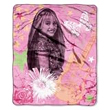Northwest Company 50-Inch by 60-Inch Micro Raschel Throw, Hannah Montana 
