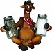 River's Edge Hand Painted Poly Resin Salt & Pepper Shaker Set with Horse Wears Design