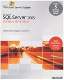 Revue Microsoft  / Microsoft SQL Server 2005 Standard Edition X64 - Ensemble complet - 1 serveur, 5 licences d'accès client - EDU - CD, DVD - Win - français