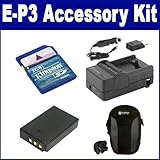 Olympus E-P3 PEN Digital Camera Accessory Kit includes: KSD2GB Memory Card, ....