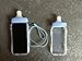 Generic Baby Bottle Cute 3D TPU Soft Pregnant Woman Milk Bottle Clear Case Lanyard Case Cover for iPhone 6 (Blue)