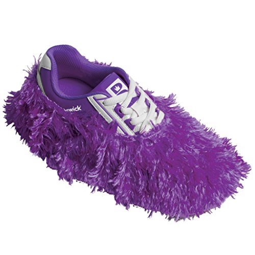 Brunswick Fun Shoe Covers- Fuzzy Purple (One Size Fits Most (up to women's size 11))