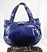 Kooba Natasha Blue Canvas Convertible Tote Bag / Purse