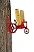 Stokes Select Tractor Cob Squirrel Feeder, Red, 2 Corn Cob Capacity