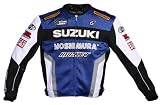Joe Rocket Suzuki Replica Mesh Mens Motorcycle Jacket Blue/White/Black/Silver Medium