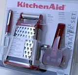 Kitchenaid 3 Piece Grater Set, Red