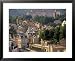 Karlovy Vary Spa Town, West Bohemia, Czech Republic Framed Art Poster Print by Walter Bibikow, 31x25