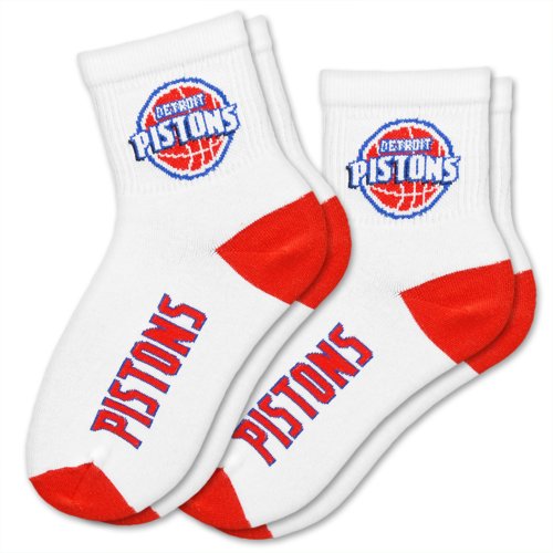 NBA Detroit Pistons Kids Socks, 2-Pack, Youth