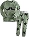 Vaenait Baby 12M-7T Kids Boys Sleepwear Pajama Top Bottom 2 Pieces Set Mustache