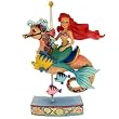 Disney Traditions by Jim Shore 4011742 Ariel Riding a Carousel Seahorse Figurine 7-Inch