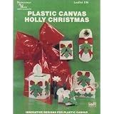 Plastic Canvas Holly Christrmas Leaflet # 106