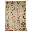 ABC English Alphabet Cue Cards Cavallini Papers Gift Wrap or Decoupage, 20 by 28 inches