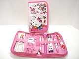Hello Kitty Stationery Gift Set (15pcs) with Zipper Case- Pink