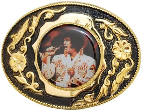 The King Belt Buckle - GOLD, 3-1/4" x 2-1/2"
