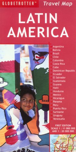 City Travel Guides Discounted  Books : Latin America Travel Map