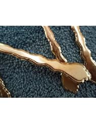 Kitchen: Oneida Community USA Vintage Gold Electroplate Flatware Set GOLDEN DUET 20pcs 4 Pl Sets Exc! - Oneida Community Vintage Gold Electroplate