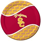 Lets Party By Creative Converting USC Trojans Dinner Plates
