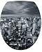 Sticker Autocollant Abattant WC New York 35x42cm réf 076