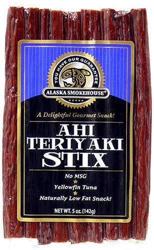 Alaska Smokehouse Ahi Teriyaki Stix by Beef Jerky