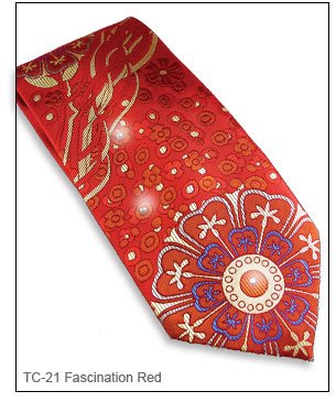Red Fascination w/rhinestone accents