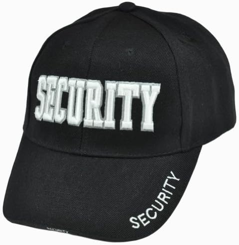 Security Guard Law Enforcement Officer Bodyguard Velcro Constructed Hat Cap Safe