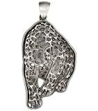 Blue Moon Global Nomad Pendant - Resin Leopard - Silver/Smoke 1/Pkg