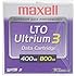 Maxell LTO Ultrium 3 400/800GB 1,000,000+ Head Passes Tape Cartridge